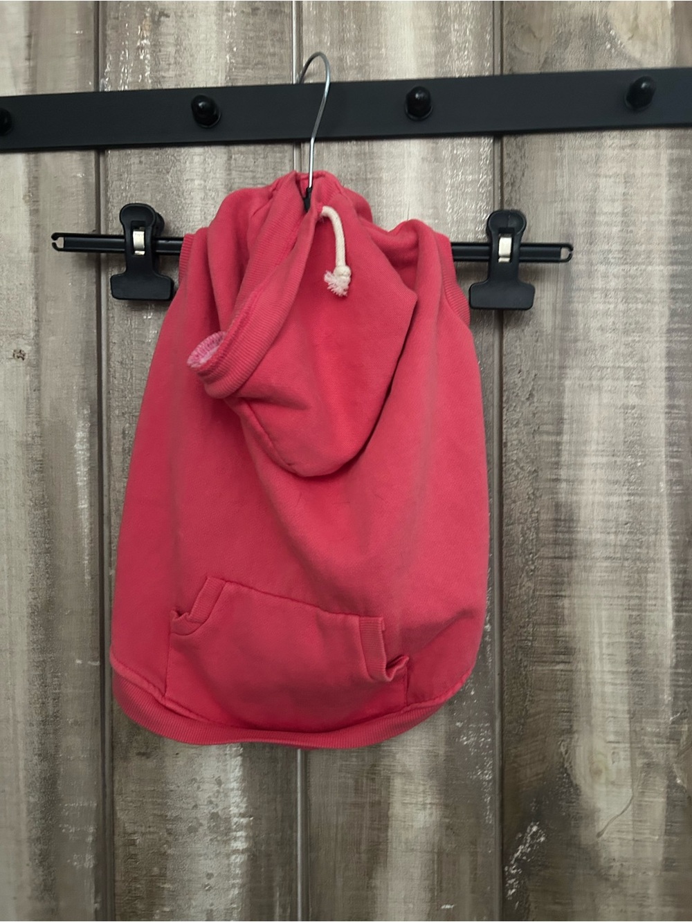 Top Paw pink hooded sweatshirt, M